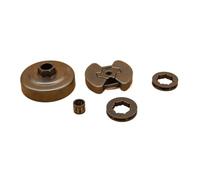 DEMULAX Kit de roulement jante pignon d'assemblage tambour d'embrayage 3/8" 7T, for Partner, pièces rechange for tronçonneuse 350 351 Kit de tambour d'embrayage pour tronçonneuse