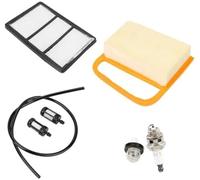 DEMULAX Kit d'entretien robuste for scie à tronçonner TS410 TS420: filtre à air, filtre à carburant, poire d'amorçage et bouchon Kit de filtre à air