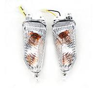 DEMULAX Lentille de clignotant moto GSXR600 GSXR750 2011 2012 2013 2014 2015 2016 GSXR1000 2009 2010 2013-2017 Témoin lumineux pour moto(Clear)