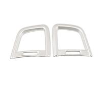 DEMULAX LHD 2 Pc ABS Mat Voiture Volant Bouton Cadre décoration Couverture Garniture CR-V CRV 2017 2018 2019 Autocollant pour Volant