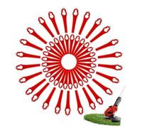 DEMULAX lot de 100 pour coupe-bordure, pour jeu de lames 83 mm Remplacement, pour compatible lames, pour tondeuses tondeuse, pour ABS, pour Accessoires, pour Einhell à batterie broussailles (B)