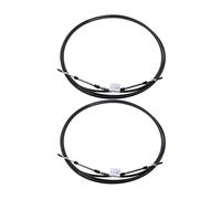 DEMULAX Lot de 2 câbles Commande à Distance for accélérateur, for Moteur Hors-Bord Yamaha 13 Pieds Câble Marin