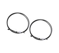 DEMULAX Lot de 2 câbles Commande d'accélérateur 10 Pieds for système Direction Moteur Bateau Yacht Câble Marin
