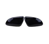 DÉMULAX Lot de 2 Coques de rétroviseur Noir Brillant, for Golf 6 MK6 R VI 2009-2013, décalcomanies de Garniture Couvercles de rétroviseurs extérieurs