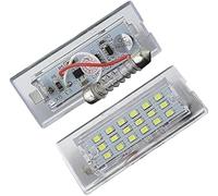 DEMULAX Lot de 2 Lampes d'éclairage de Plaque d'immatriculation, for BMW, X5 E53 1999-2006 X3 E83 2003-2010 DXY88, 12 V Ampoule de Plaque d'immatriculation