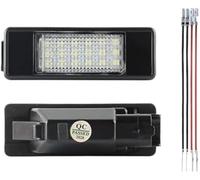 DEMULAX Lot de 2 Lampes LED for Plaque d'immatriculation de Voiture, for Citroën DS5 DS3 C-Elysee C4 Picasso C3 C5 Berlingo C2 C6 C8 Jumpy Evasion Éclairage de Plaque d'immatriculation