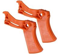 DEMULAX Lot de 2 manettes d'accélérateur for débroussailleuses STIHL FS85, FS80, FS75, FS90, FS90R, FR350, FR450, FC75, FC85, FS100, FS120, FS130, FS200, FS250, HT70 Pièces de tondeuse à gazon