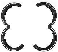 DEMULAX Lot de 2 protections d'hélices, anneau de protection anti-collision en TPU, compatible avec DJI, 2 accessoires for drones (noir) Protection d'hélice de drone(Schwarz)