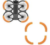 DEMULAX Lot de 2 protections d'hélices for DJI, protection anti-collision for 2 drones (orange) Protection d'hélice de drone(Orange)