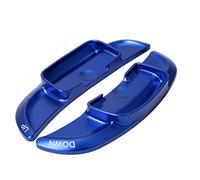DEMULAX Lot de 2 rallonges changement vitesse for volant voiture, for Benz W176 W205 W212 W222 W246 C117 W218 X156 Palette de changement de vitesse(Style 2 blue)