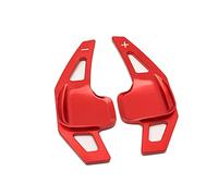 DEMULAX Lot de 2 rallonges levier vitesse for volant direction, for BMW, F30 F31 F32 F10 F20 F22 F15 F16 X1 X3 X4 X5 X6 en aluminium Palette de changement de vitesse(Rot)