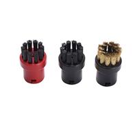 DEMULAX Lot de 3 brosses à poils en nylon et laiton for, for SC1 SC2 SC3 SC4 SC5 SC7 for chiffons de nettoyage à vapeur EasyFix Pièces de rechange pour nettoyeur vapeur