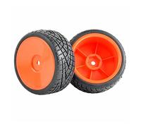 DEMULAX Lot de 4 pneus Vitesse for Roue en éponge, for HSP, Voiture Tourisme 1/10 1.10 Pack de Roues pour Voiture RC Monster(9071-8001)