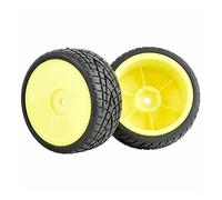 DEMULAX Lot de 4 pneus Vitesse for Roue en éponge, for HSP, Voiture Tourisme 1/10 1.10 Pneu RC(9070-8001)