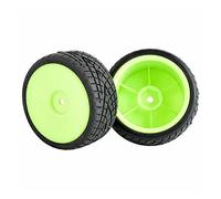 DEMULAX Lot de 4 pneus Vitesse for Roue en éponge, for HSP, Voiture Tourisme 1/10 1.10 Pneu RC(9073-8001)