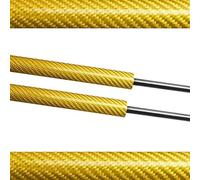DEMULAX Modifier les amortisseurs for Ridgeline YK1 2004 - 2015, entretoises de capot avant, tige support, Supports levage en Fiber carbone Vérin de capot(Yellow carbon fiber)