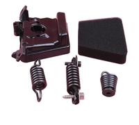 DEMULAX Nettoyeur de Couvercle de Filtre à Air, Ensemble de Ressorts d'amortisseur à Montage sur Tampon AV, for Partner, pièce de Rechange for tronçonneuse 350 351 Ressort de Montage