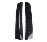 DEMULAX Pair Car Rear Window Side Spoiler, for Nissan, Patrol Y62 2010+ Trunk Lip Wing Edge Tail Flap Aileron de Lunette arrière(Black Carbon Fiber Look)