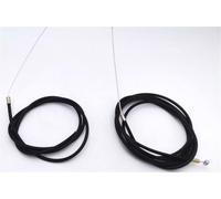 DEMULAX Pièces de Rechange for câbles de Frein Avant et arrière, for Scooters électriques Kugoo, G-Booster/G2 Pro Câble de Commande pour Trottinette électrique(Black Front and Rear)