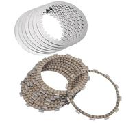 DÉMULAX Plaques de friction d'embrayage de moto en acier, for St1300 2003-2010 ST1300A 2003-2013 ST1300P ST1300PA Police St 1300 disque de friction d'embrayage de moto(BLACK 1 Set)
