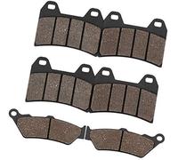 DEMULAX Plaquettes de frein avant et arrière de moto, for VICTORY V92SC 2000-2003 Hammer 2005-2007 Hammer 2007 Plaquettes de frein moto(BLACK Front and Rear)