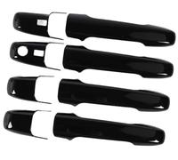 DEMULAX Poignée de porte T Set 4 ensembles couvercle extérieur voiture trou rillant, pour Xp210 2023 à 2024 Garniture automatique extérieure