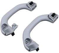 DEMULAX Poignées de toit avant et arrière noires for VW, Polo, 6R 9N 2011-2018 6R0857607B 6R0857607C (6R0857607C arrière-01) Poignée de maintien pour voiture(BLACK Front and Rear-01)