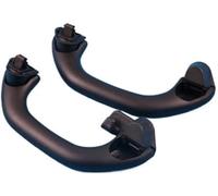 DEMULAX Poignées de toit intérieures noires for voiture, for VW, Polo, 6R 9N 2011-2018 6R0857607B 6R0857607C (6R0857607C arrière) Poignée de maintien pour voiture(BLACK Front and Rear)