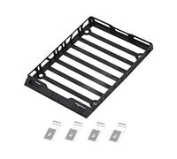 DEMULAX Porte-Bagages de Toit en métal, for FMS, for EazyRC, for Arizona, for Jeep, Voiture RC 1/18 Galerie de Toit pour Voiture Jouet(Schwarz)