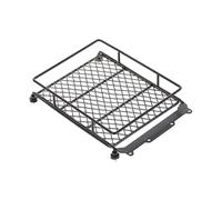DEMULAX Porte-Bagages de Toit en métal RC 1/10, for Axial, SCX10 D90, for Traxxas, -4, CC01 Accessoires Galerie de Toit pour Voiture Jouet(Schwarz)