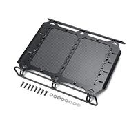 DEMULAX Porte-Bagages de Toit for Voiture sur chenilles 1/10 RC, for Traxxas, TRX6 TRX-6 avec Panneau en Fibre de Carbone Galerie de Toit pour Voiture Jouet