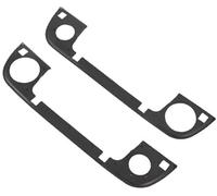 DEMULAX Pour Aramox joints de poignée porte extérieure 2 pièces joint extérieur en plastique pour avant gauche droite remplace 51218122441 garniture de couvercle de poignée de porte de voiture