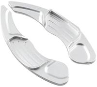 DEMULAX Pour Mondeo 2015 2016 2017 2018 2019 2020, couvercle de manette vitesse voiture, Extension changement volant, Lame de palette de transmission de véhicule(Silver)