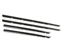 DEMULAX Protecteur de bord portière voiture, for Civic, 2012-2019 4 pièces joints vitres décoration coupe-froid en caoutchouc Joint d'étanchéité pour toit de voiture(BLACK For 2012-2015)