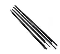 DEMULAX Protecteur de bord portière voiture, for Peugeot, 301 2013 2014 2015 2016 2017 4 pièces bande d'étanchéité en caoutchouc for vitres extérieures Joint d'étanchéité pour toit de voiture(Schwarz)