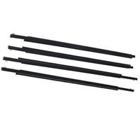 DEMULAX Protecteur de bord portière voiture, for Toyota, for Prius NHW20 2003-2009 4 pièces vitres extérieures en caoutchouc coupe-froid étanche Joint d'étanchéité pour toit de voiture