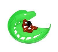 DEMULAX Protecteur de disque frein avant en billettes CNC, protection rotor ABS for motocross 125-530 SX/SX-F/XC/XC-F 2003-2014 EXC/EXC-F 2003-2015 Protection de disque de frein de moto(Green)