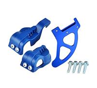 DEMULAX Protecteur de fourche frein disque for SX EXC XC SXF EXCF XCF XCW XCFW 125 150 200 250 300 350 450 500 2015-2017 Protection de disque de frein de moto(Blue)