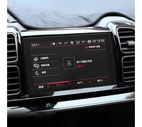 DEMULAX Protecteur d'écran de navigation voiture en verre trempé autocollant protection film d'affichage tactile LCD, for Citroën, C5 Aircross 2017 2018 2019 Protecteur d'écran(Transparent film)