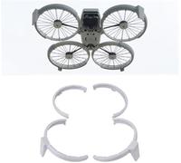 DEMULAX Protection anti-collision for pare-chocs et hélices DJI FLIP, avec support for train d'atterrissage et hauteur augmentée, for drone DJI FLIP (noir) Protection d'hélice de drone(Grey)