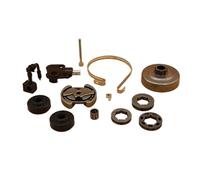 DEMULAX Roulement de tambour d'embrayage 3/8" Pignon Jante Pompe à huile Joint d'huile, for Partner, 350 351 Pièces rechange for tronçonneuse essence Kit de tambour d'embrayage pour tronçonneuse