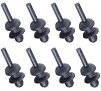 DEMULAX Sangle de Fixation for Tablette arrière, for Peugeot 208 I II 205 206 306 2012 2022 2023, 2 pièces, 699218 Crochet pour Porte-Bagages(Black 8PCS)
