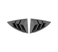 DEMULAX Side Window Spoiler Splitter Cover, for Tesla, Model Y Trim Louver Rear Triangle Shade Car Sunshade 2019-2022 Aileron de Lunette arrière(Black Gloss Black)