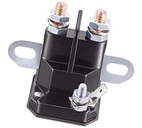 DEMULAX Solénoïde de démarrage 12 volts 691656 790951 555375GS 812-1201-211-05 812-1201-211-06 Compatible avec &, Trombetta, Troy-Bilt, MTD, tondeuse à gazon Relais de démarrage(BLACK 030817)