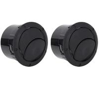 DEMULAX Sortie d'air de voiture, pour Dacia pour Duster pour Logan Sandero 8200464605 accessoires couvercle grille d'aération climatisation Clip de ventilation de voiture(BLACK 8200212480 2pcs)