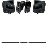 DEMULAX Sortie d'air de voiture pour TOYOTA, pour Land Cruiser Prado 120, Grille de climatisation, ventilation de tableau de bord Clip de ventilation de voiture(BLACK H)