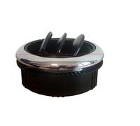 DEMULAX Sortie de climatisation Couvercle conduit d'aération rond universel, déflecteur grille A/C adapté, for bus, bateau, yacht, pièce voiture Grille d'aération de voiture(S)