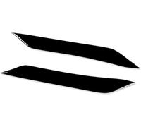DEMULAX Sourcils de phare avant de voiture 1 paire de garniture sourcil phare voiture, pour Toyota Reiz 2004-2009 Abs sourcils pour avant paupière couvercle décoration autocollants