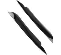 DEMULAX Sourcils de phare avant de voiture 1 paire de garniture sourcil phare voiture, pour VW, pour Passat B7 2010-2014 Abs sourcils pour avant paupière couvercle décoration