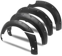 DEMULAX Sourcils de roue de voiture 1 jeu de 6 évasements d'aile d'extension d'arc, pour Ford, pour Ranger Wildtrak Limited Xlt Xl 2015-2022 T7 T8 Moulage d'ouverture de roue(BLACK With Side Sensor)